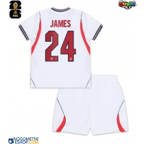 Otroški Nogometni dresi Anglija Reece James #24 Domači SP 2026 Kratek Rokav (+ Kratke hlače)